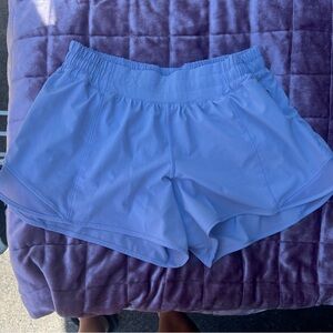 Women's Light Blue Athletic Shorts